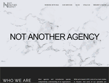 Tablet Screenshot of notanotheragency.com